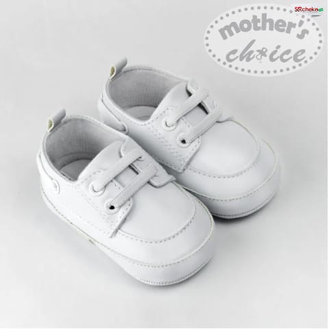 Mother's Choice Infant Baby Soft Sole Shoes (white/ It11564)