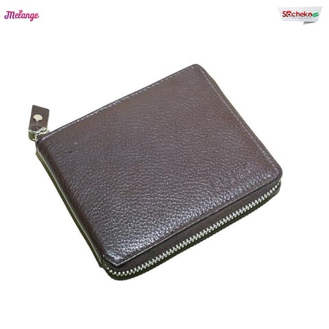 Melange Brown Leather Wallet
