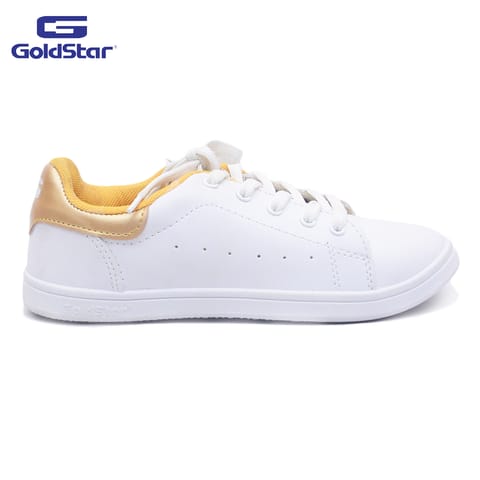 white goldstar shoes
