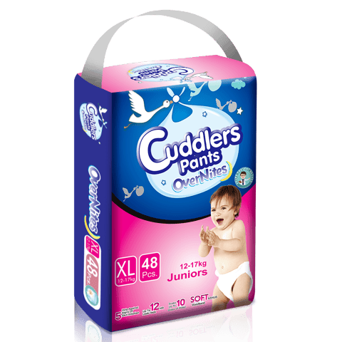 Cuddlers Eco-Pack Pant Style Diaper extra large (48Pcs)