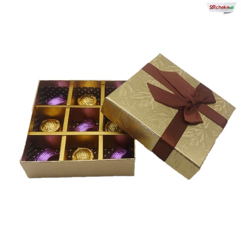 Golden Chocolate Box 9pcs
