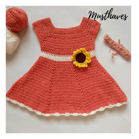 Sunflower Princess Orange Dress