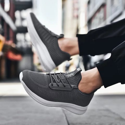 Grey Sports Shoes For Men