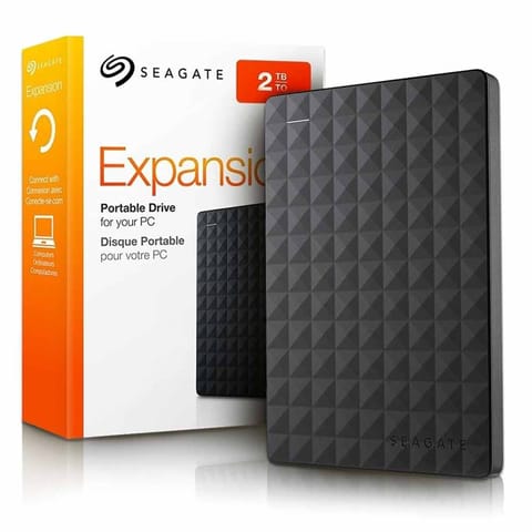 Seagate Expansion Portable 2TB External Hard Drive HDD – USB 3.0 for PC Laptop