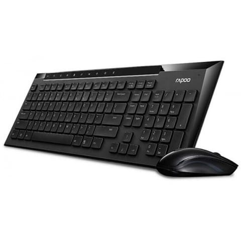 RAPOO Wireless Keyboard Mouse Combo 8200P