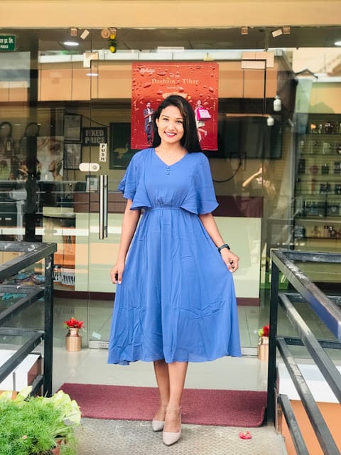chiffon one piece dress