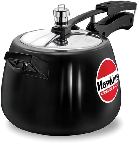 Hawkins HC35 Contura 3.5-Liter Pressure Cooker Small Aluminum