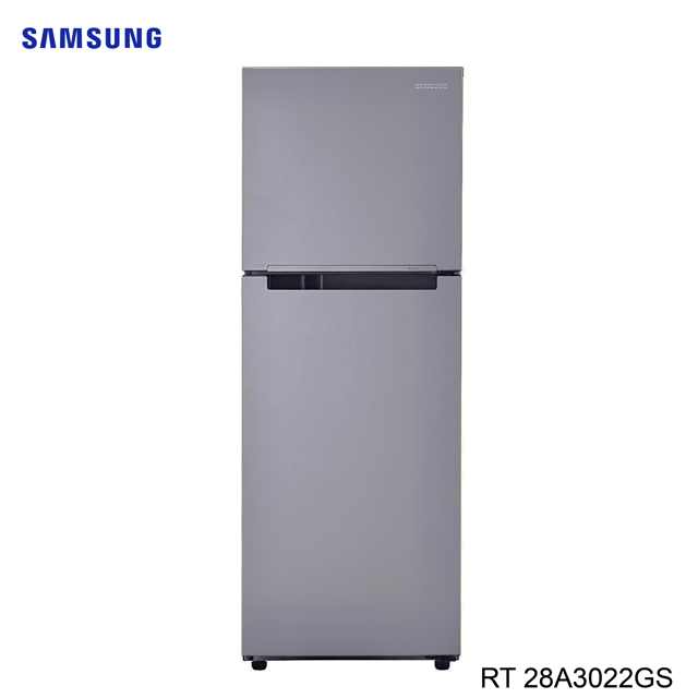 Samsung Double-Door Refrigerator - 253L Urban Silver RT28K3052S8