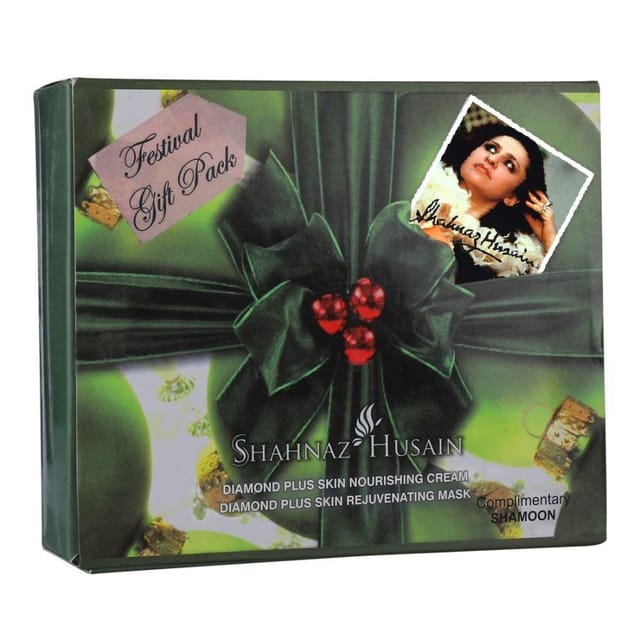 Shahnaz Husain Diamond Plus Kit-B - (Cream+Mask+Shamoon) -40 Gms + 50 Gms + 100 Ml