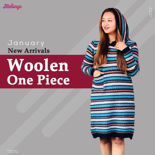 Woolen One Piece For Women By Melange