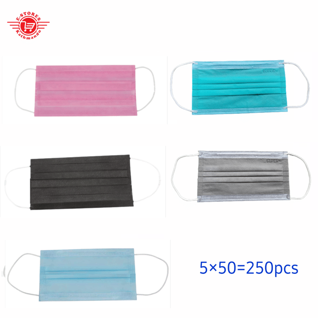 Pack Of 250pcs Mix Combo Pack Disposable Face Mask