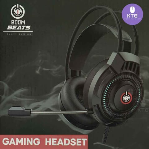 Boom Beats GM-6 Gaming Headset with Great Microphone & RGB Lighting