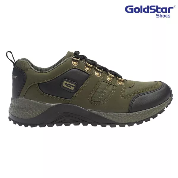 olive green walking shoes