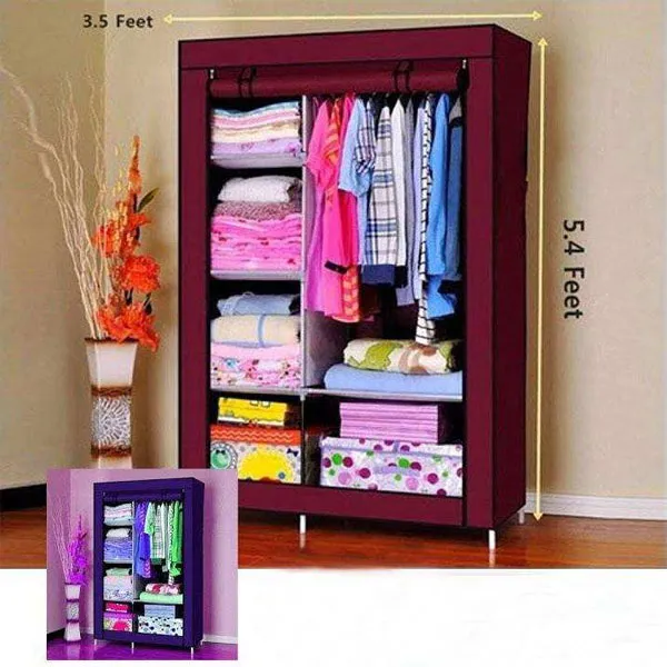 Portable Cum Folding Wardrobe Cabinet At Best Price Nepal