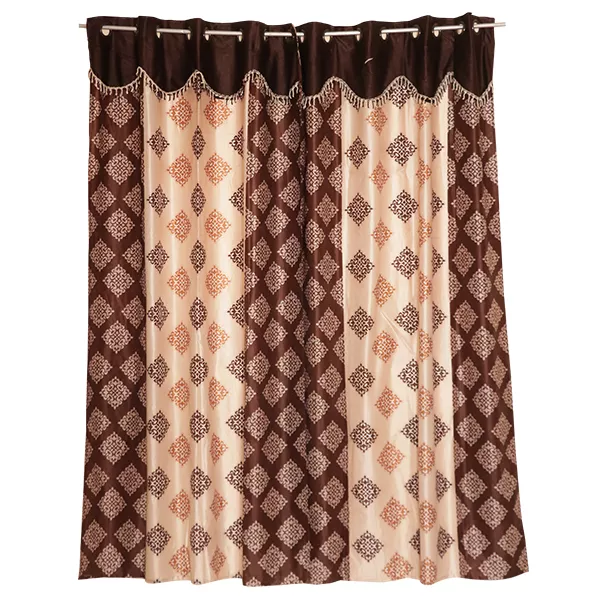 Stylish Printed Curtains With Pendal Design At Best Price Nepal
