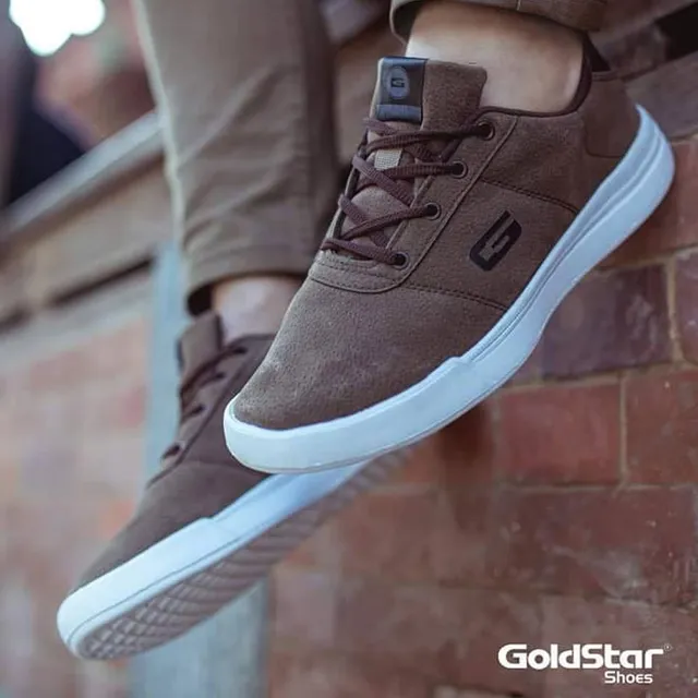 Coffee Color Goldstar Shoes For Unisex 