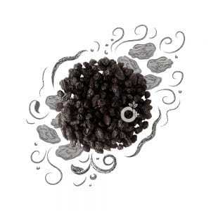 Organic Positive - Black Raisin - கருப்பு உலர் திராட்சை-Karuppu Thirachai-100 gms