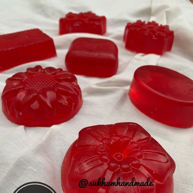 Sukham Handmade - RedWine Soap - 85-90 gms