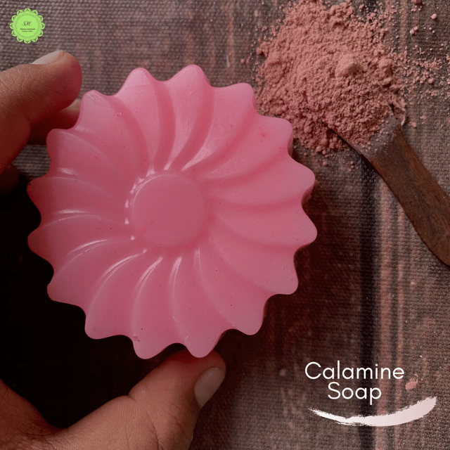 Sukham Handmade - Calamine soap - 85-90 gms