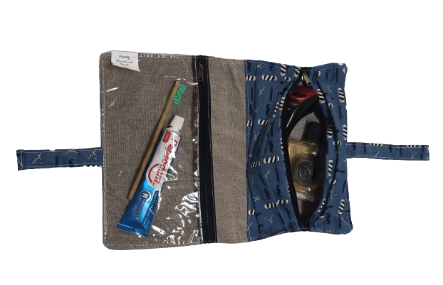 Handy Handmade Stuff - Men’s toiletries pouch