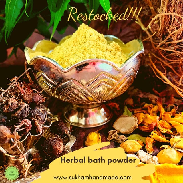 Sukham Handmade - Herbal Bath Powder - 500 gm