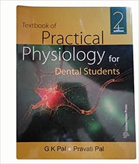 Textbook Of Practical Physiology For Dental Students By Dr GK Pal