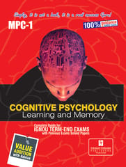 MPC-01 Cognitive Psychology: Learning and Memory