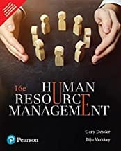 Human Resource Management; 16/E By Dessler Publisher Pearson
