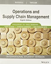 Operations And Supply Chain Management 8/Ed By Russel Taylor Publisher Wiley