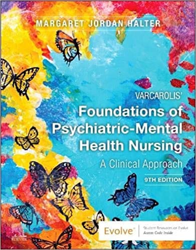 Varcarolis Foundations of Psychiatric-Mental Health Nursing 9th Edition 2022 by Margaret Jordan Halter