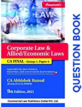 Question Bank Corporate Law And Allied /Economic Laws9th Edition 2021 By CA Abhishek Bansal