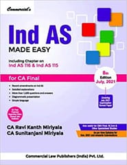 Ind As Made Easy Ca Final 8th Edition 2021 By RAVI KANT MIRIYALA