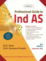 Professional Guide To Ind As 3rd Edn Sept 2020 By CA G Sekar B Saravana Prasath