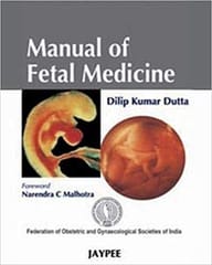 Manual Of Fetal Medicine Fogsi 1st Edition By Dutta