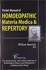 Pocket Manual Of Homoeopathic Materia Medica & Repertory 1st Edition By Boericke William