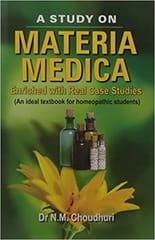 A Study On Materia Medica 1st Edition By Nm Choudhury