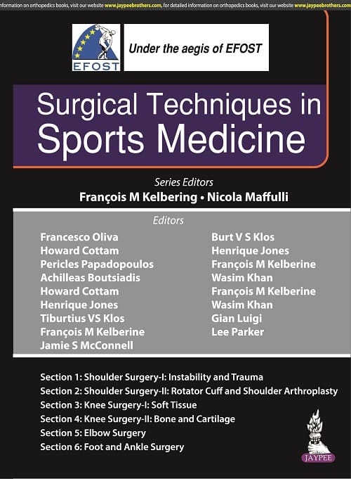 Surgical Techniques in Sports Medicine 1st Edition 2022 by Francois M Kelbering