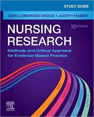 Study Guide for Nursing Research 10E 2021 By Wood