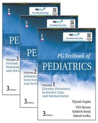PG Textbook of Pediatrics (3 Volumes Set) 3rd Edition 2022 by Piyush Gupta
