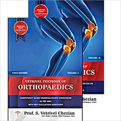 Vetrivel Textbook Of Orthopaedics 2 Vol Set Volume 3 Free Through Qr Code 1st Edition 2021 By Chezian V