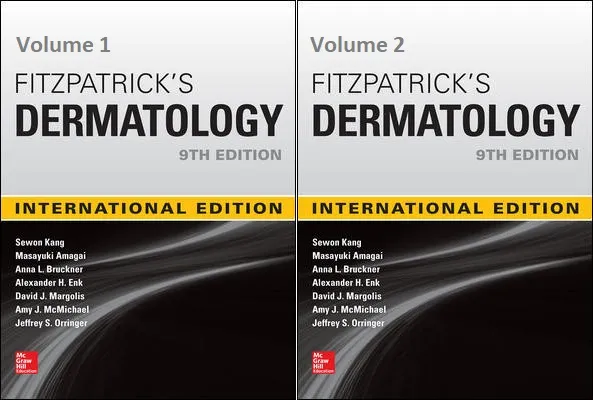 Fitzpatrick's Dermatology 9th Edition 2019 (2 Volume Set) by Kang