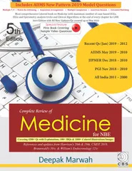 Complete Review of Medicine for NBE  5th Edition 2019 By Deepak Marwah