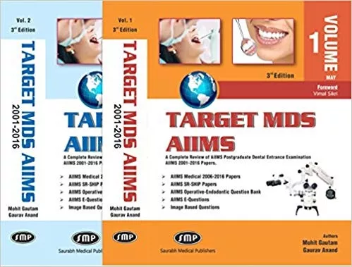 Target MDS AIIMS 2001-2016 ( 2 Volume Set ) By Mohit Gautam