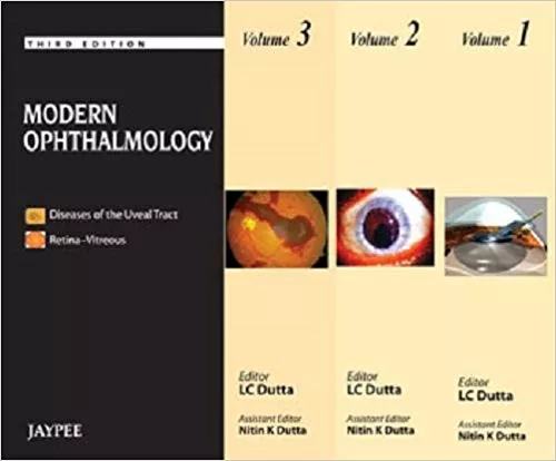 Modern Ophthalmology (3 Volume Set) 2013 By LC Dutta