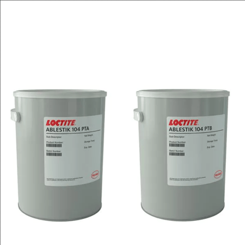 Chemicals Adhesive for High Temperature Applications, Epoxy Hardener, Assembly, Part B, White, 6.5oz Quart, 184.5g, LOCTITE Ablestik 104 Series / Also Known as Eccobond 104 Series