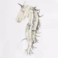 Hybrid fancy unicorn-seahorse patch