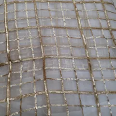 Organza sequins ornate fabric