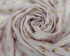 Light Onion Pink Foil Fabric