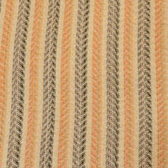 Orange & Black  Cotton Lurex Jacquard fabric