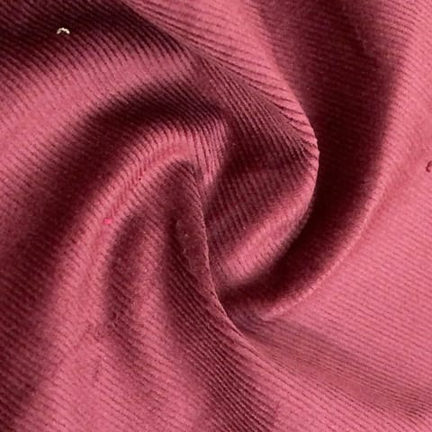 Maroon Colour Corduroy Lycra fabric